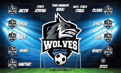 B3111 Wolves 3x5 Banner 