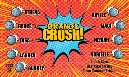 B3112 Orange Crush 3x5 Banner 