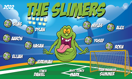 B3129 Slimers 3x5 Banner 