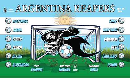 B3162 Reapers 3x5 Banner 