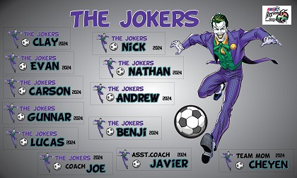 B3687 The Jokers Soccer 3x5 Banner 