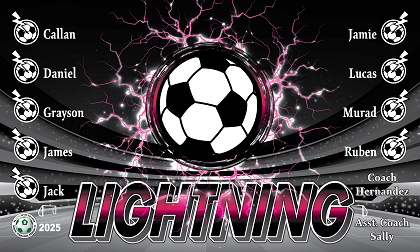B3966 Lightning 3x5 Banner 
