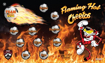 B2822 Flaming Hot Cheetos 3x5 Banner 