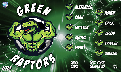 B3898 Green Raptors 
