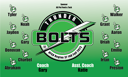 B3619 Thunder Bolts 3X5 Banner 