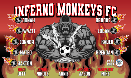 B3749 Infro Monkey 3x5 Banner 