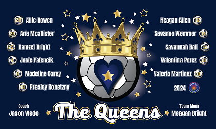 B3756 The Queens 3x5 Banner 