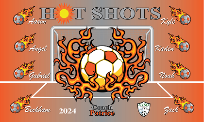 B3806 Hot Shots 3x5 Banner 