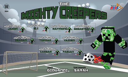 B3828 The Mighty Creepers  3x5 Banner 
