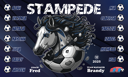 B3949 Stampede 3x5 Banner 
