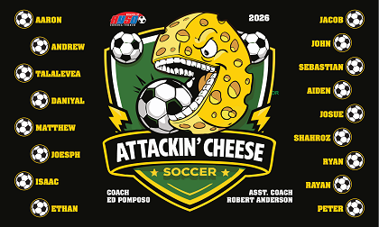 B4017 Attackn' Cheese 3x5 Banner 
