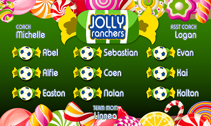 B4045 Jolly Ranchers 3x5 Banner 