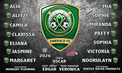 B4057 Emerald FC 3x5 Banner 