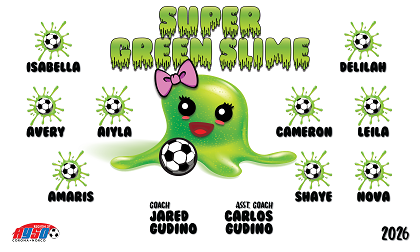 B4058 Super Slime 3x5 Banner 