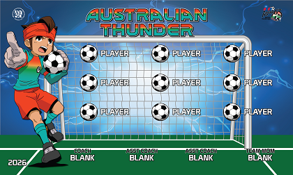 B4068 Australian Thunder 3x5 Banner 