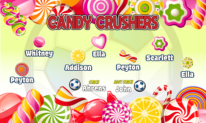 B3240 Candy Crushers 3x5 Banner 