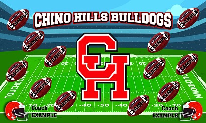 B3365 Chino Jaaf Football 3x5 Banner 